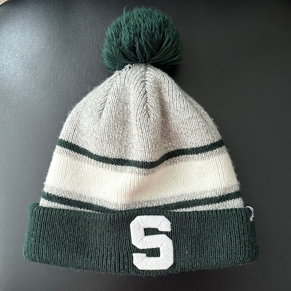 Michigan State Unisex Beanie with Pom